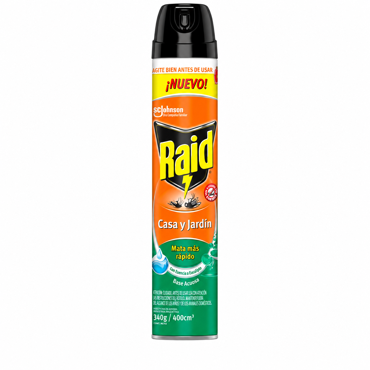 Insecticida Raid Casa y Jardín Aerosol