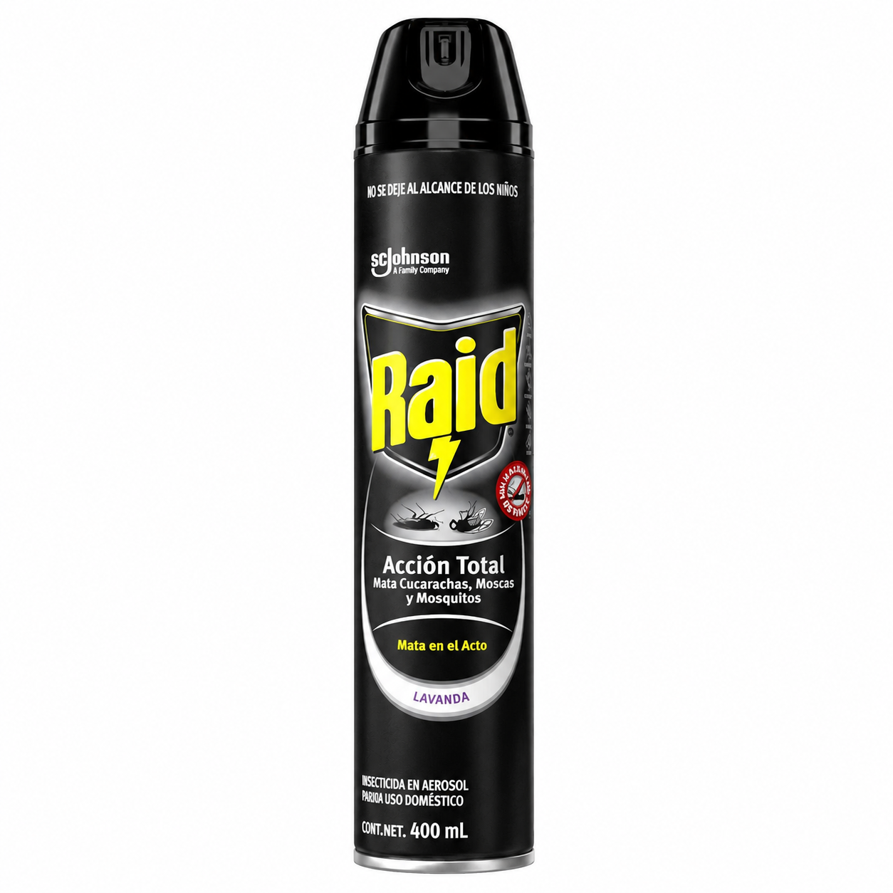 Insecticida Raid Acción Total Aerosol